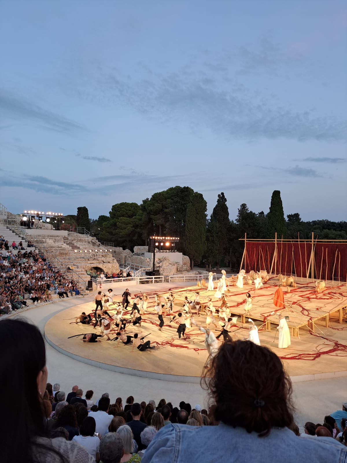 Spettacolo al Teatro Greco di Siracusa